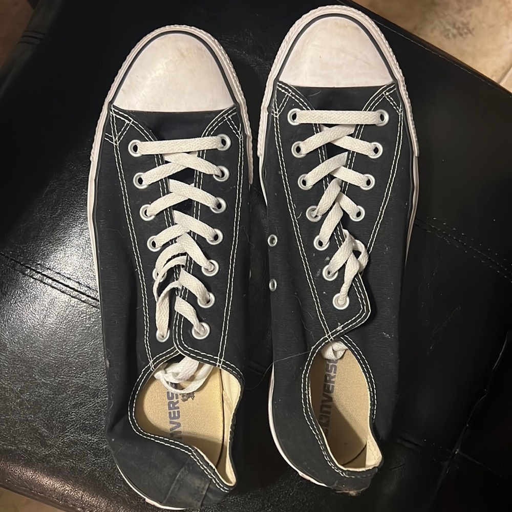 Converse black sneakers